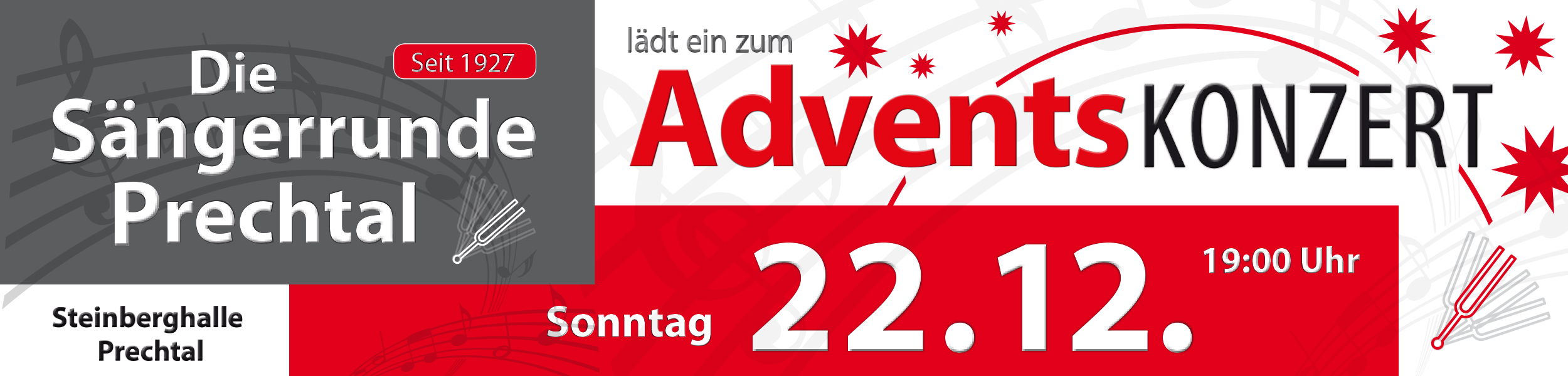 Sängerrunde Prechtal - Adventskonzert am 22.12.2024